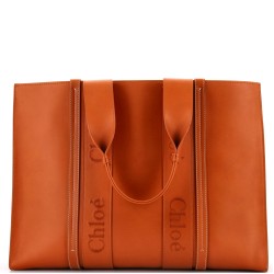 Woody Tote Leather Large