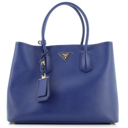 Galleria Double Zip Travel Tote Saffiano Leather Large