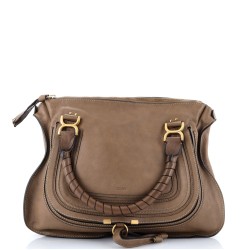 Marcie Satchel Leather Large