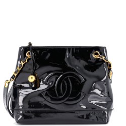 Vintage Timeless Chain Shoulder Bag Patent Medium