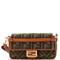 Baguette NM Bag Zucca Embroidered Canvas Medium
