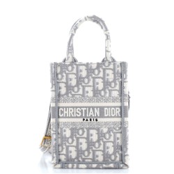 Book Tote Phone Bag Oblique Canvas Mini