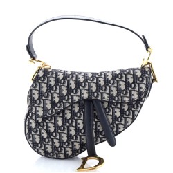Saddle Handbag Oblique Canvas Medium