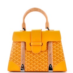 Saigon Top Handle Bag Coated Canvas with Leather MM