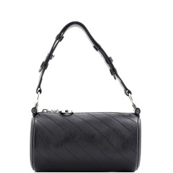 Blondie Shoulder Bag Diagonal Quilted Leather Mini