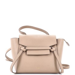 Belt Bag Textured Leather Nano