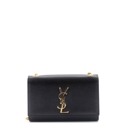 Classic Monogram Crossbody Bag Grainy Leather Small