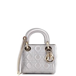Lady Dior Chain Bag Cannage Quilt Lambskin Mini