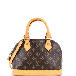 Alma Handbag Monogram Canvas BB