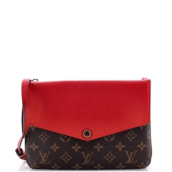 Twice Handbag Monogram Canvas and Leather