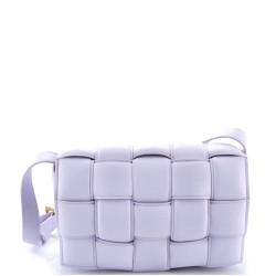 Cassette Crossbody Bag Padded Maxi Intrecciato Leather