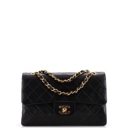 Vintage Classic Double Flap Bag Quilted Lambskin Small