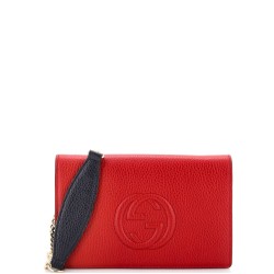 Soho Wallet on Chain Leather
