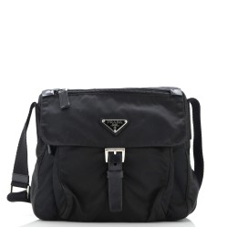 Buckle Messenger Bag Tessuto Small
