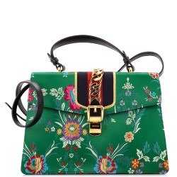 Sylvie Shoulder Bag Floral Jacquard Small