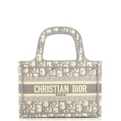 Book Tote Oblique Canvas Mini