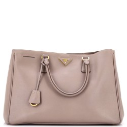 Lux Open Tote Saffiano Leather Large