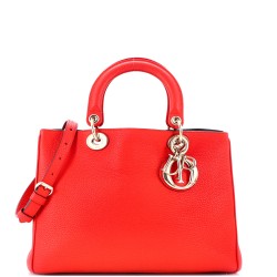Diorissimo Tote Pebbled Leather Medium