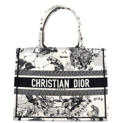 Book Tote Embroidered Canvas Medium