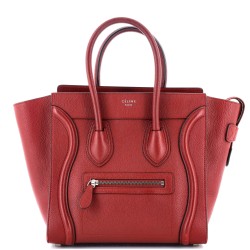 Luggage Bag Grainy Leather Micro