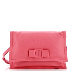 Viva Bow Flap Bag Leather Medium