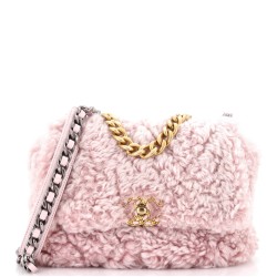 19 Flap Bag Shearling Medium