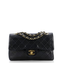 Vintage Classic Double Flap Bag Quilted Lambskin Small