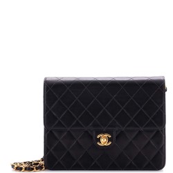 Vintage Square CC Flap Bag Quilted Lambskin Medium