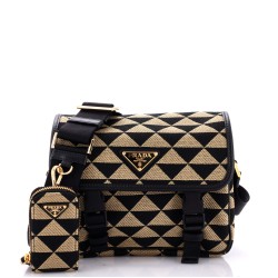 Symbole Flap Zip Messenger Jacquard Small