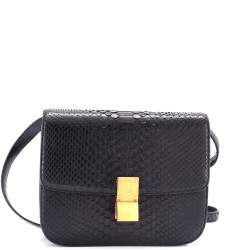 Classic Box Bag Python Medium