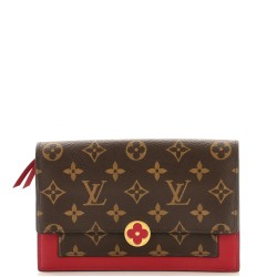Flore Chain Wallet Monogram Canvas