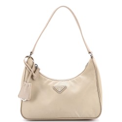 Re-Edition 2005 Hobo Tessuto with Saffiano Leather Mini