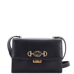 Zumi Flap Shoulder Bag Leather Small