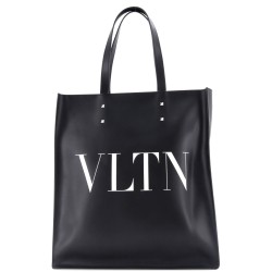 VLTN Rockstud Shopping Tote Printed Leather Tall