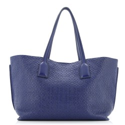 T Shopper Tote Anagram Embossed Leather