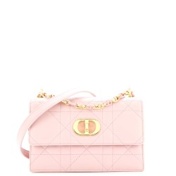 Miss Caro Flap Bag Cannage Quilt Calfskin Mini