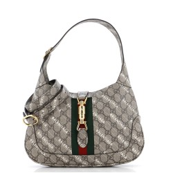 x Balenciaga The Hacker Project Jackie 1961 Hobo GG Coated Canvas Small