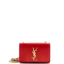 Classic Monogram Crossbody Bag Grainy Leather Small