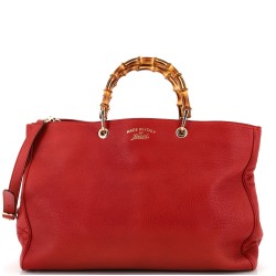 Bamboo Shopper Tote Leather Large