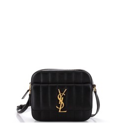 Vicky Camera Bag Vertical Quilted Leather Medium