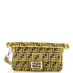 x Fendi Fragment Baguette NM Bag Zucca Canvas Medium