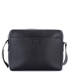 Front Pocket Messenger Bag Saffiano Leather Medium