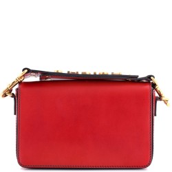 J'Adior Adjustable Strap Flap Bag Leather Small