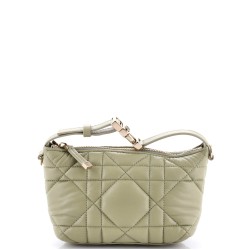 DiorTravel Nomad Pouch Macrocannage Quilt Calfskin Small