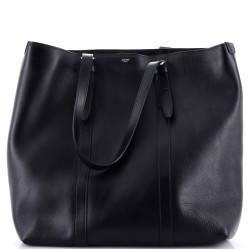 Buckle Cabas Tote Leather