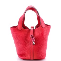 Monochrome Picotin Lock Bag Clemence PM