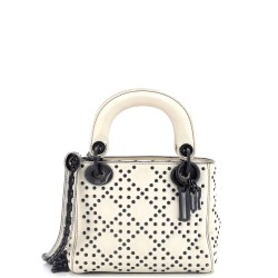 Lady Dior Chain Bag Cannage Studded Calfskin Mini