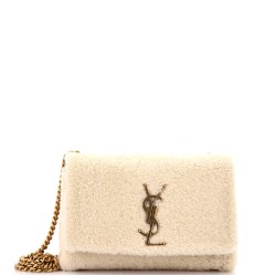 Classic Monogram Crossbody Bag Shearling Small