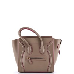 Luggage Bag Smooth Leather Micro