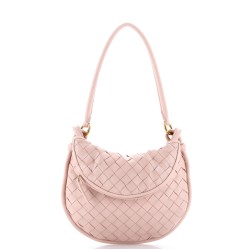 Gemelli Shoulder Bag Intrecciato Leather Small